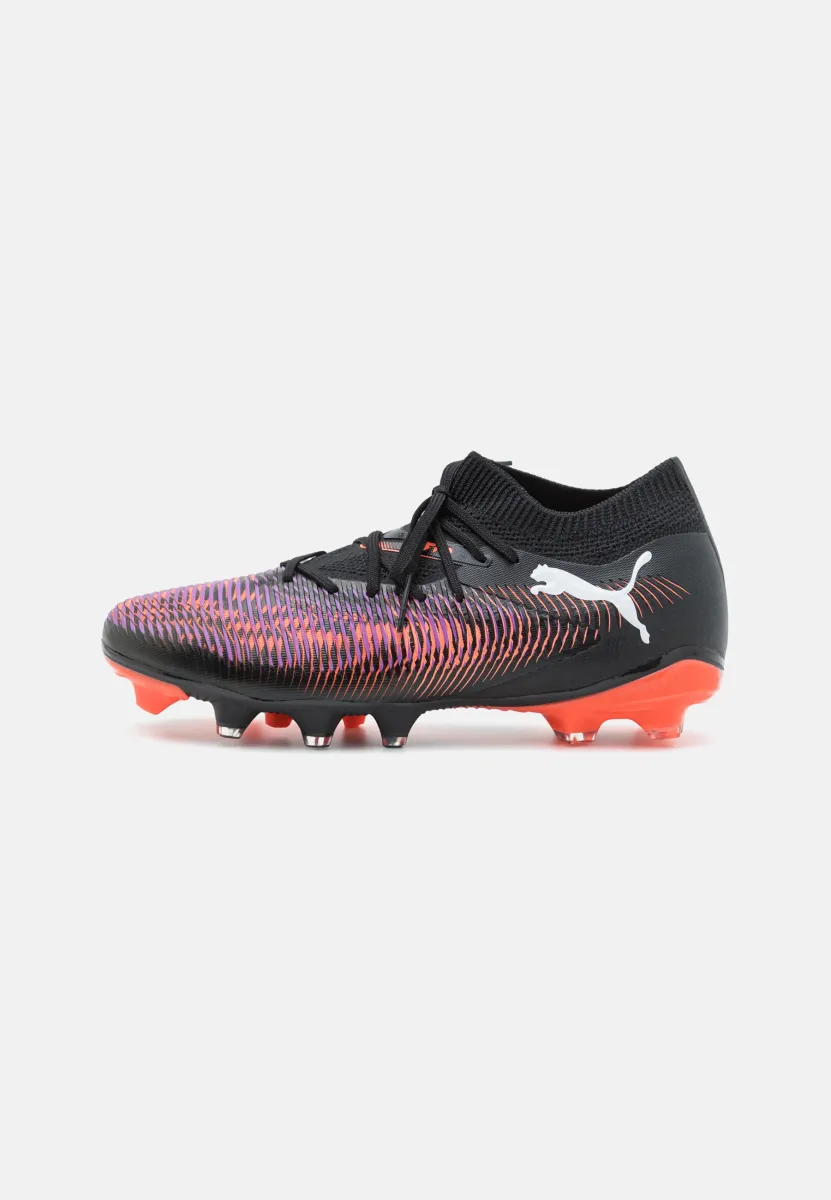 FUTURE 8 MATCH  - Fußballschuhe Kunstrasen - black/white/glowing red