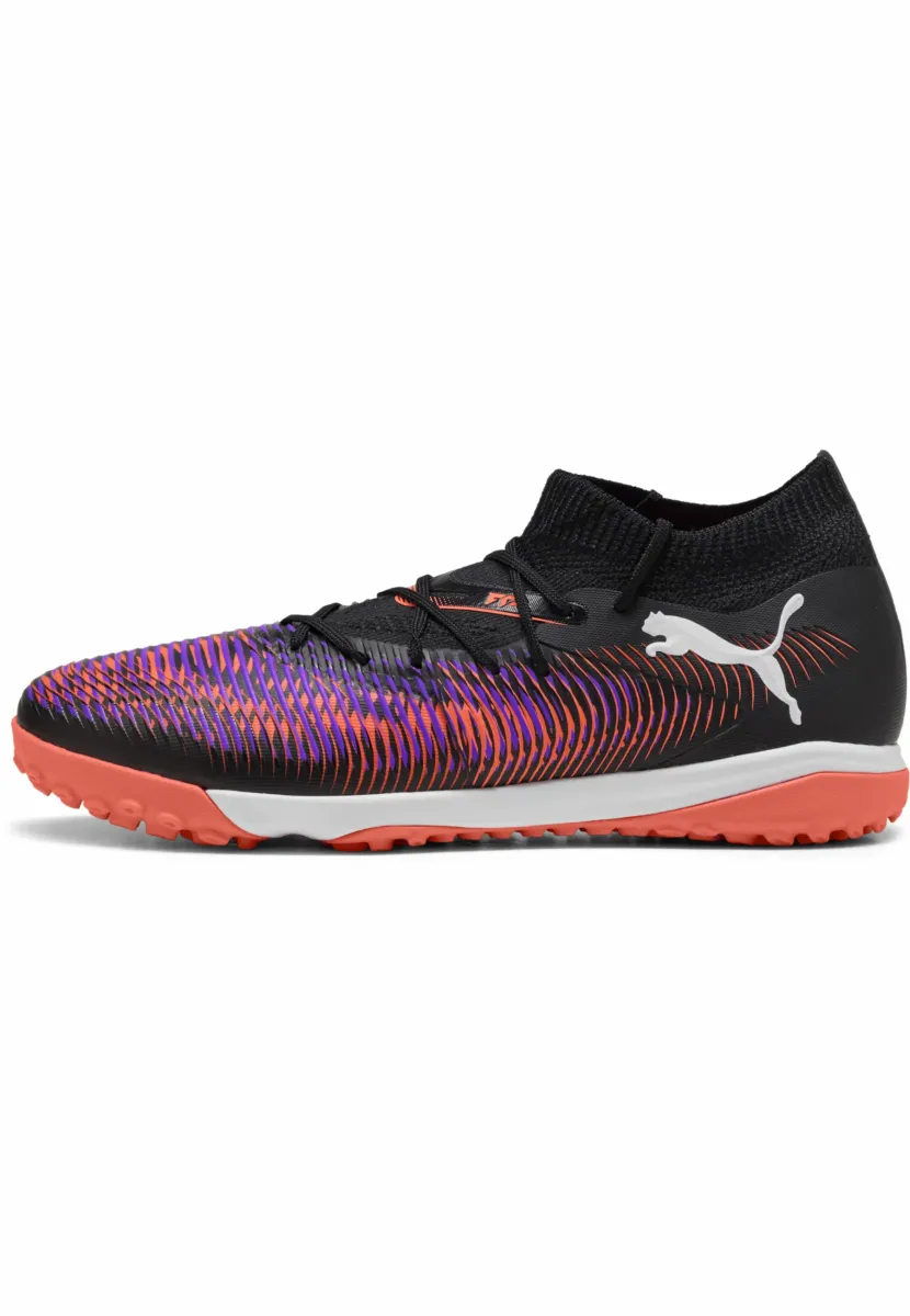 FUTURE 8 MATCH TT  - Rasen-Fußballschuhe - black- white-glowing red