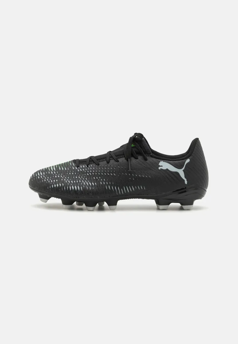 FUTURE 8 PLAY - Fußballschuhe Kunstrasen - black/silver/fluo green