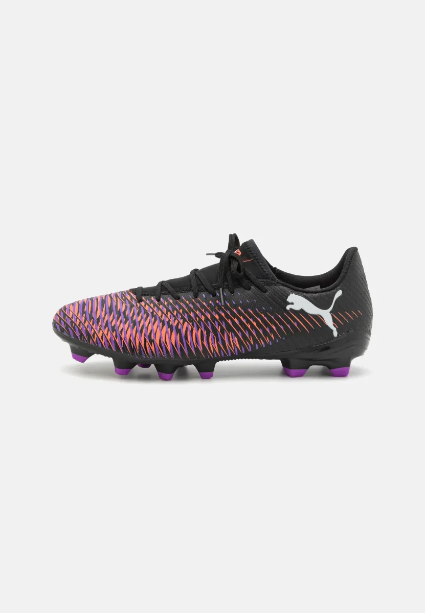 FUTURE 8 PLAY - Fußballschuhe Kunstrasen - black/white/glowing red