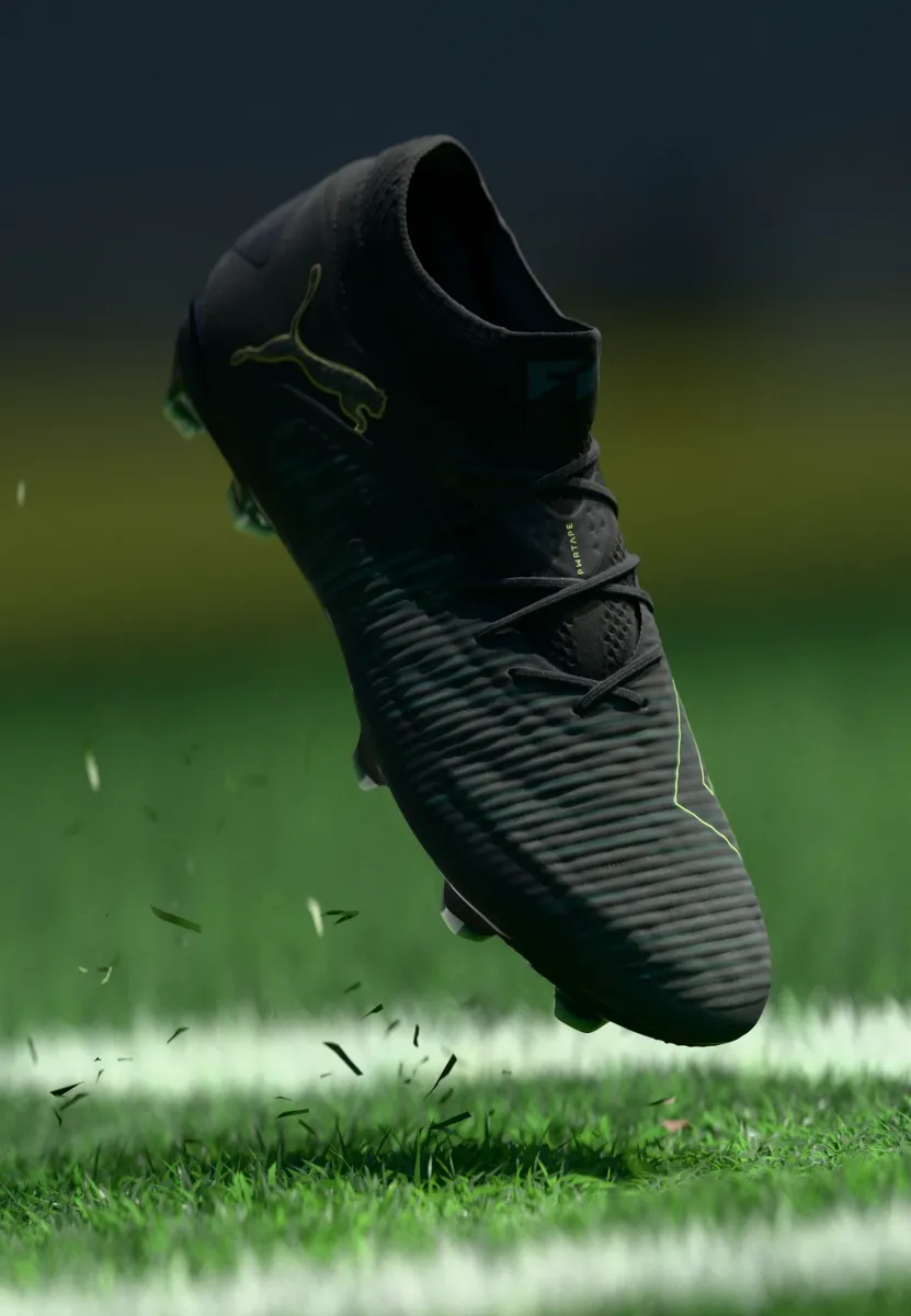 FUTURE 8 ULTIMATE FG - Rasen-Fußballschuhe - black/fizzy light/green terrain