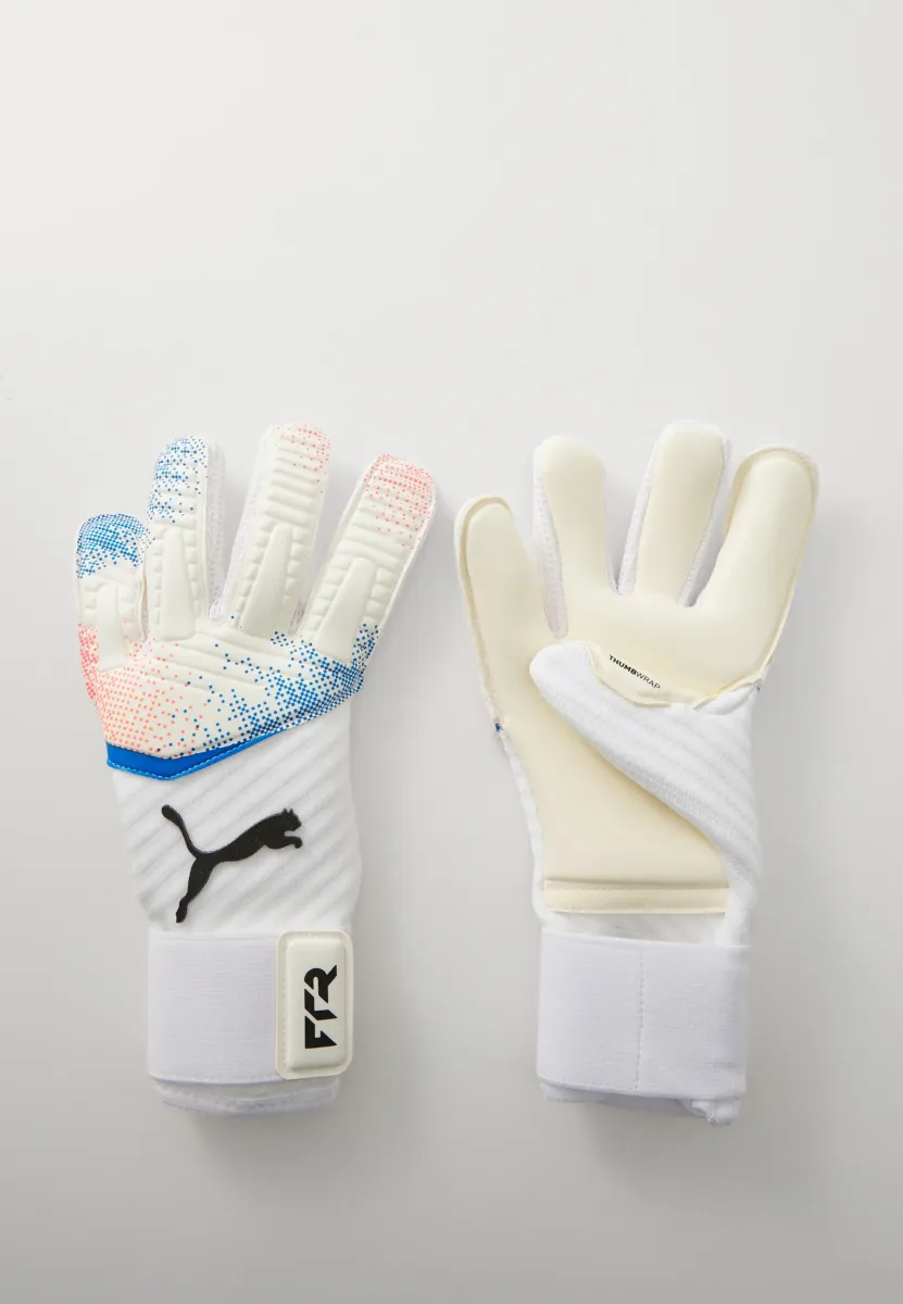 FUTURE PRO HYBRID UNISEX - Torwarthandschuh - white/glowing red/ultra blue