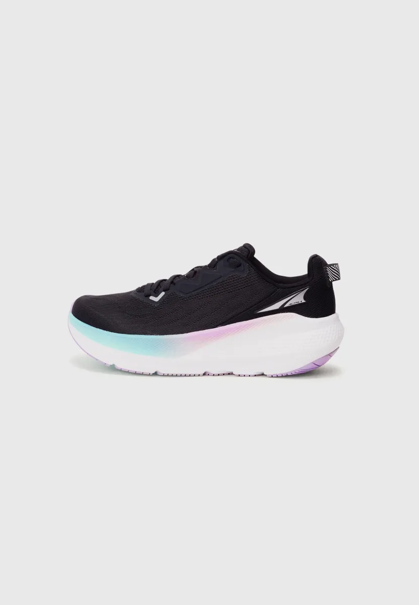 FWD VIA - Laufschuh Straße - black/purple