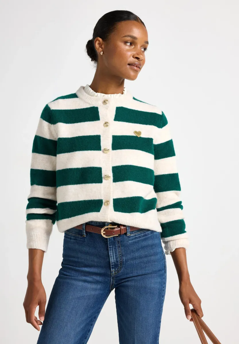 GALE - Strickjacke - dark green