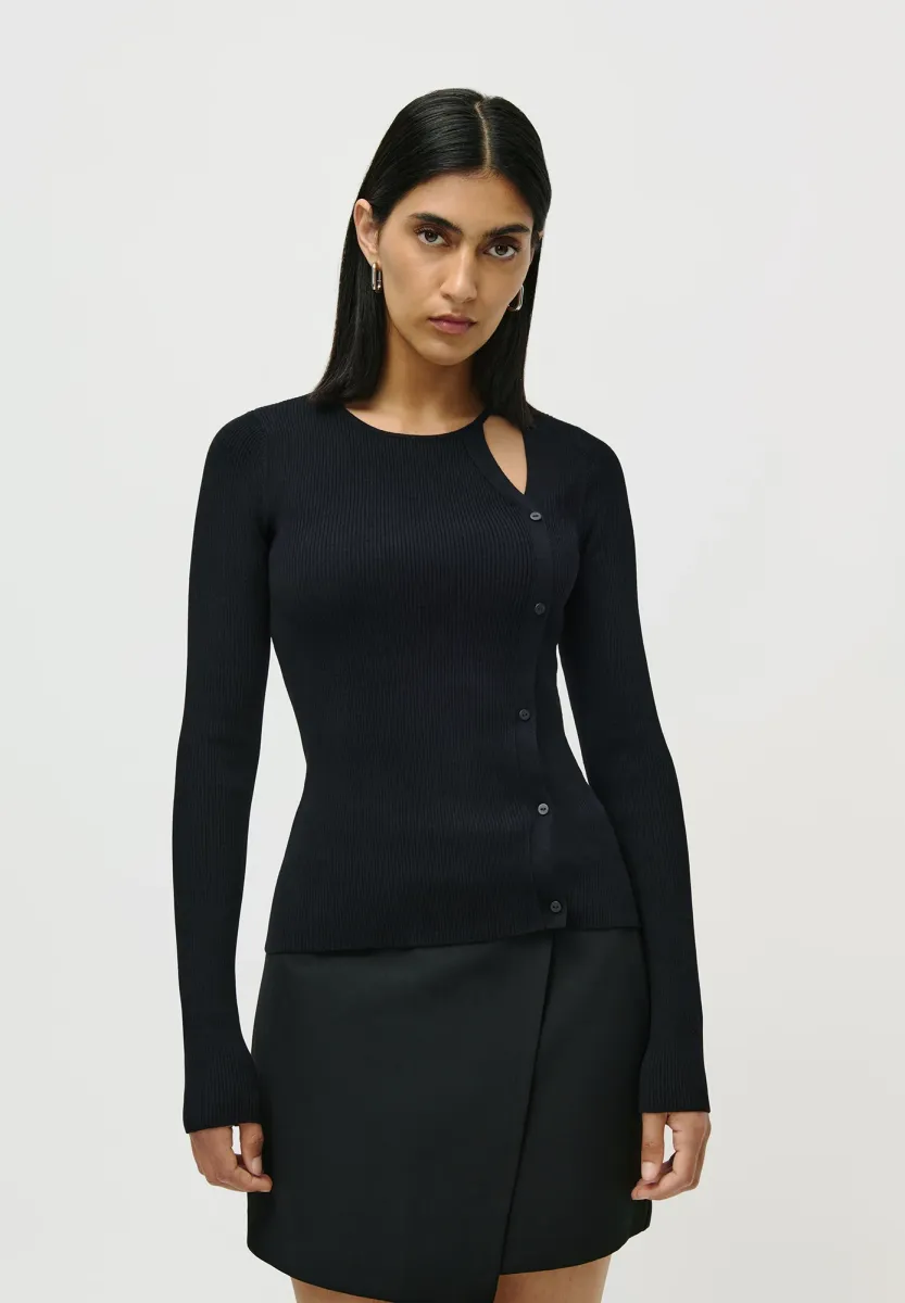 GALINA - Strickpullover - black