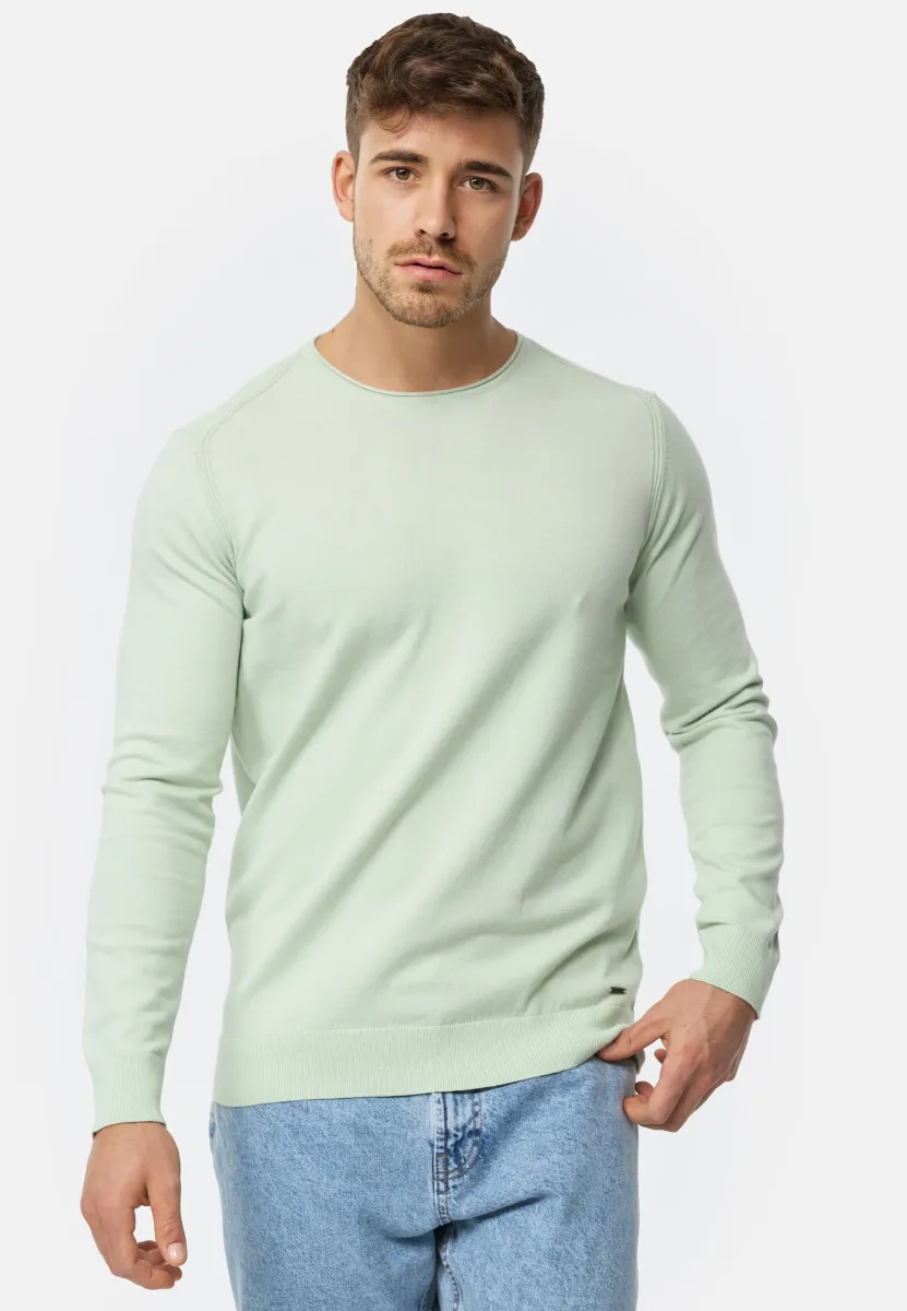 GAMAL - Strickpullover - sea foam