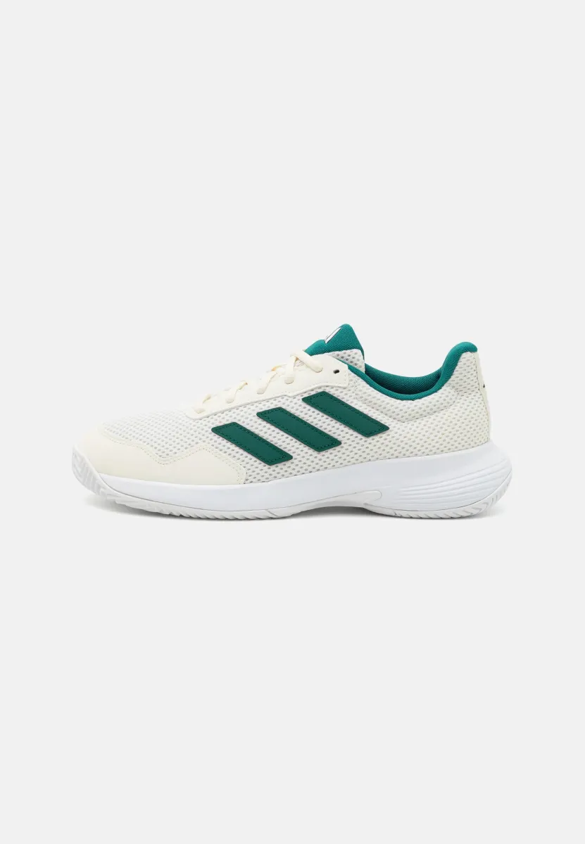 GAME SPEC 2 - Multicourt Tennisschuh - off-white/collegiate green/footwear white
