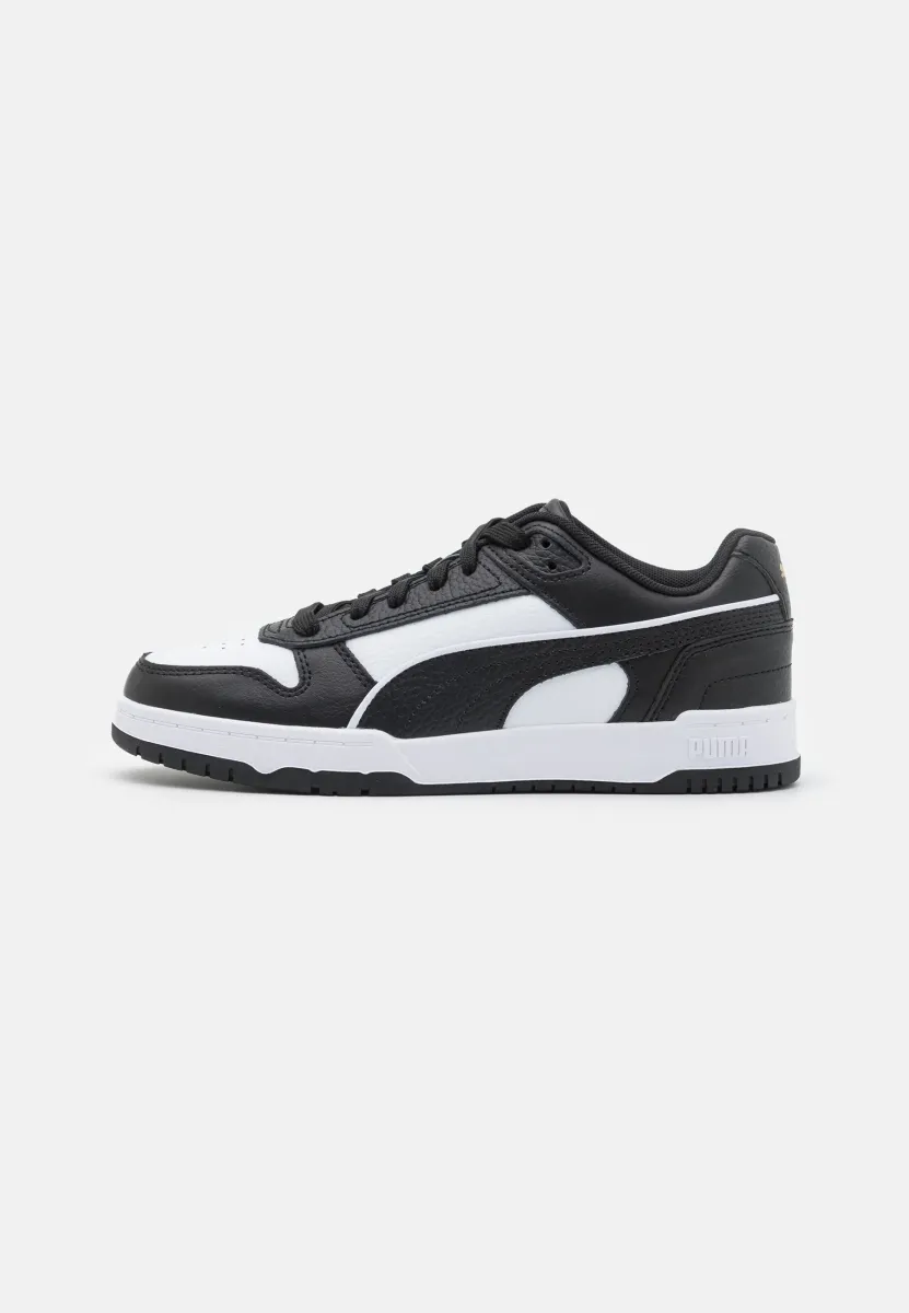 GAME UNISEX - Sneaker low - black/white/team gold