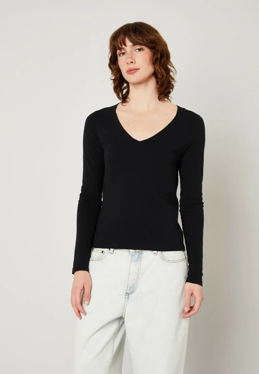 GAMIPY - Langarmshirt - noir