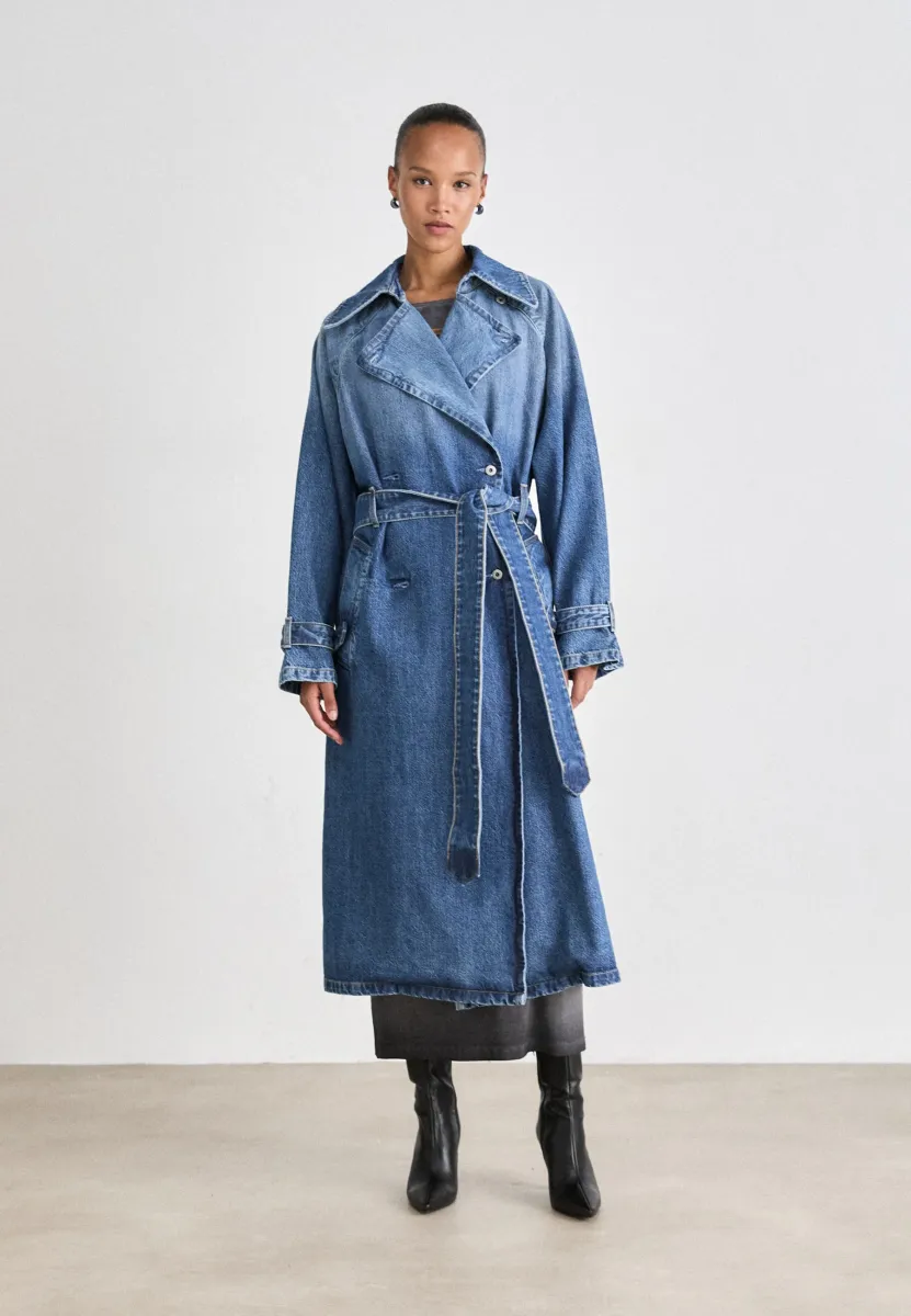 GARENA - Klassischer Mantel - light blue