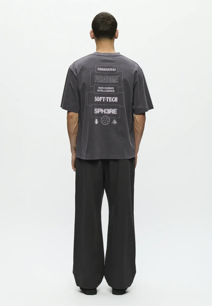 GARY TYPO  - T-Shirt print - black sand