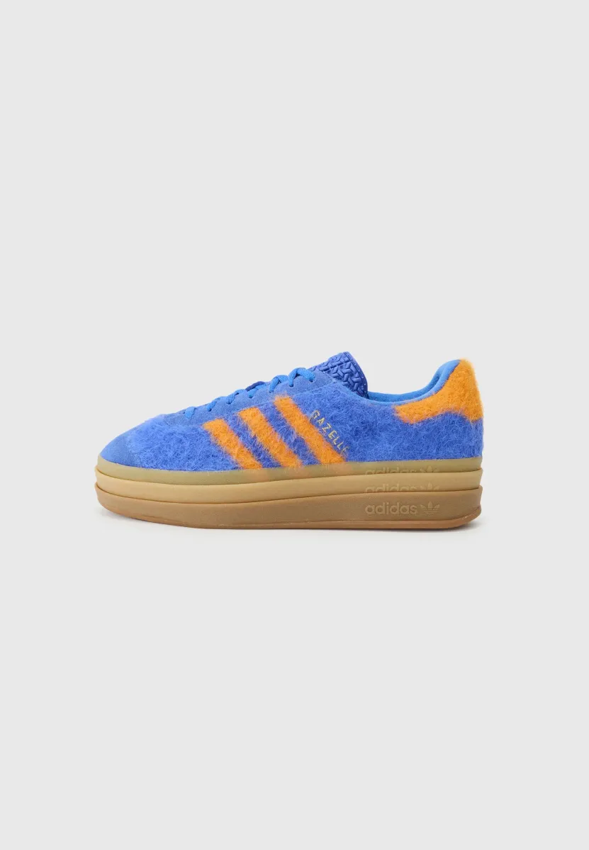 GAZELLE BOLD - Sneaker low - blue/bright orange/gold-coloured