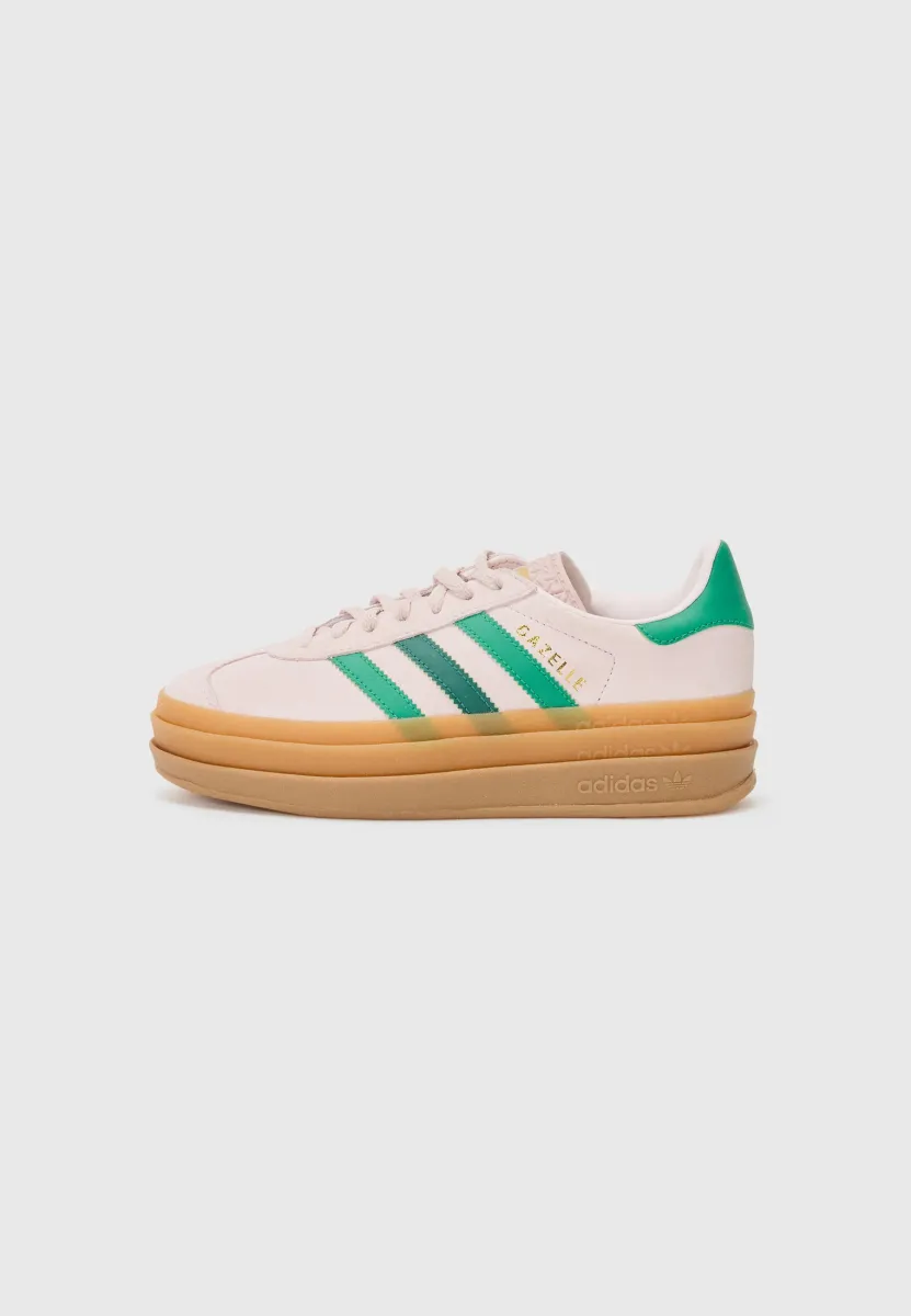 GAZELLE BOLD UNISEX - Sneaker low - almost pink/court green/gold-coloured