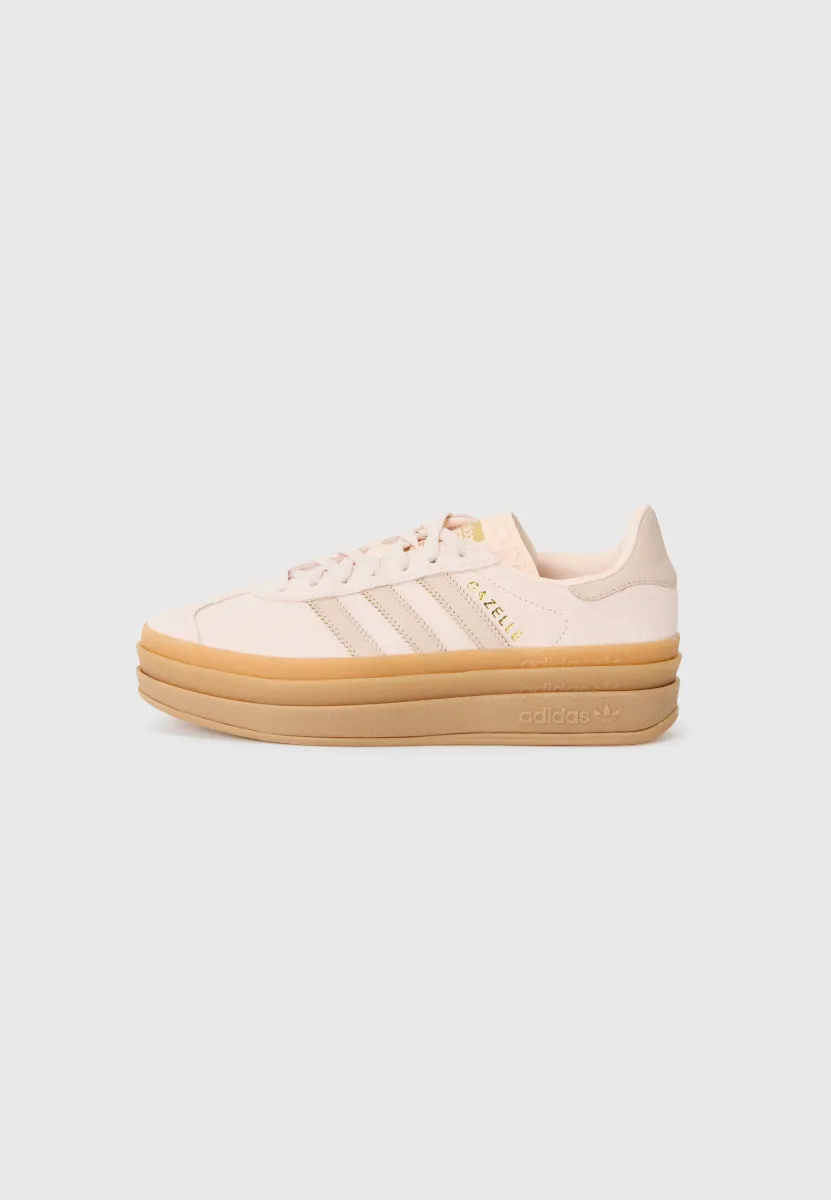 GAZELLE BOLD UNISEX - Sneaker low - quartz/wonder taupe/gum