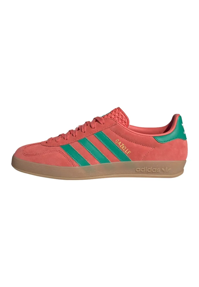 GAZELLE INDOOR - Sneaker low - preloved scarlet court green cloud white