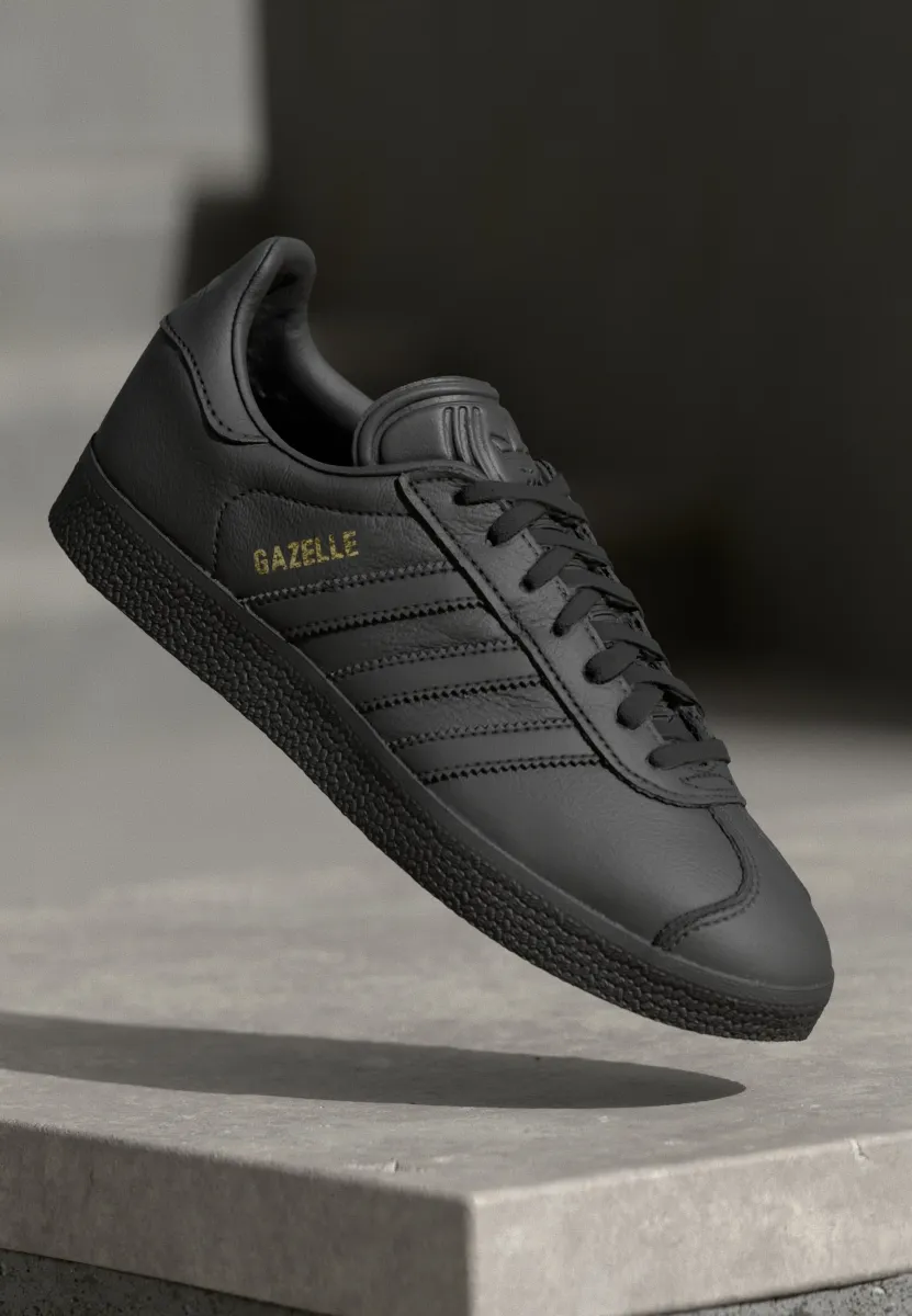 GAZELLE - Sneaker low - core black/gold metallic