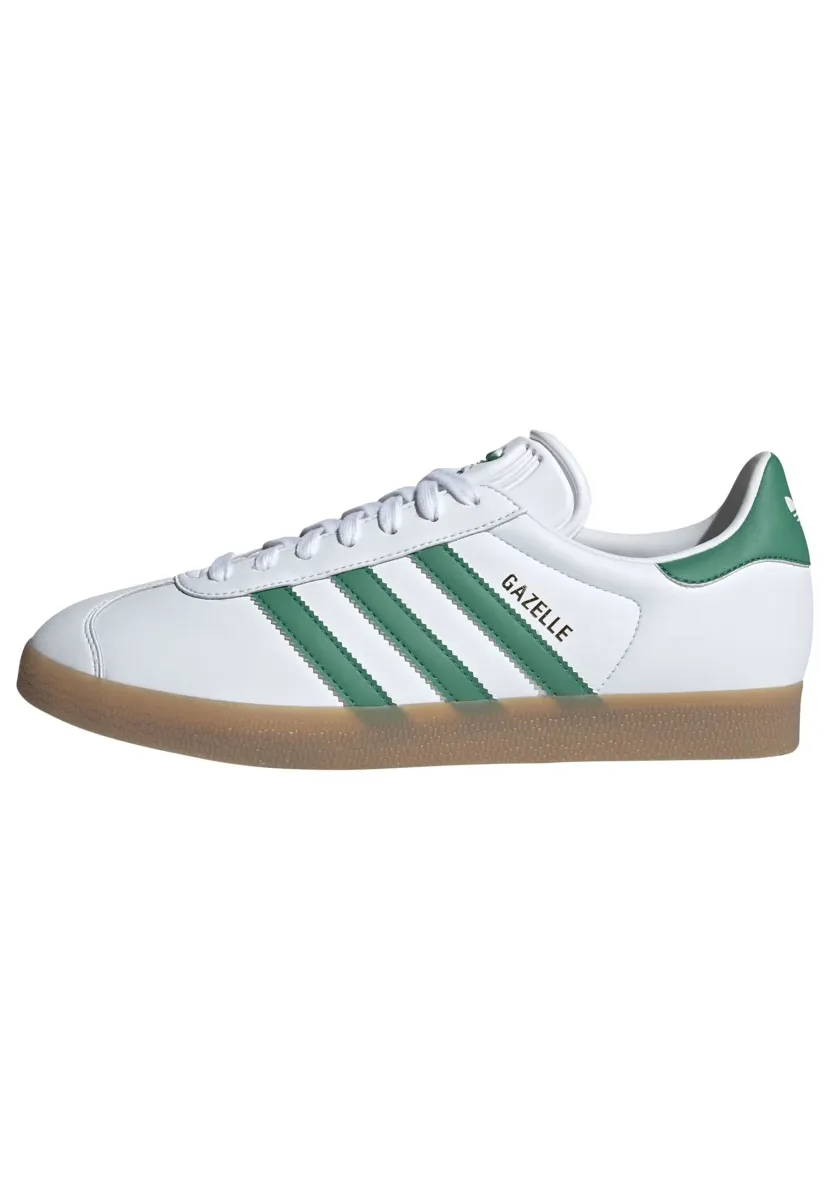 GAZELLE - Sneaker low - ftwr white bold green gold met.