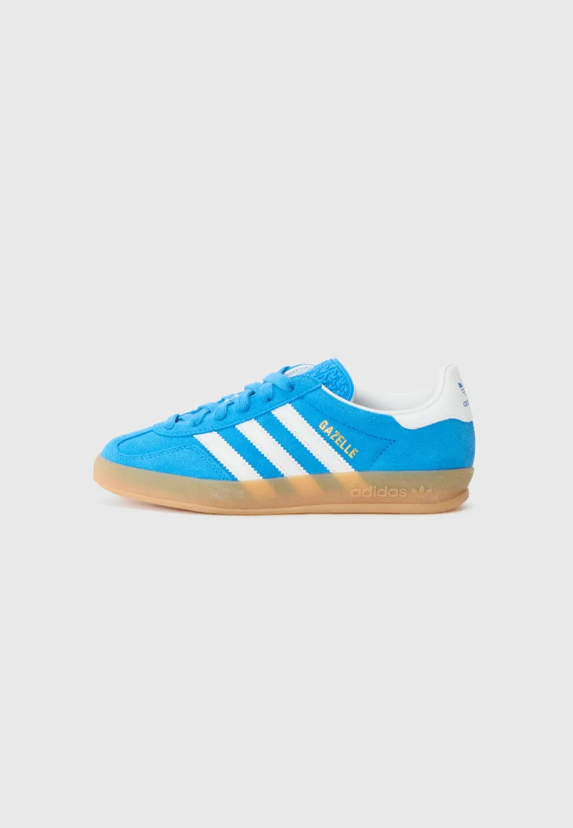 GAZELLE UNISEX - Sneaker low - bluebird/white