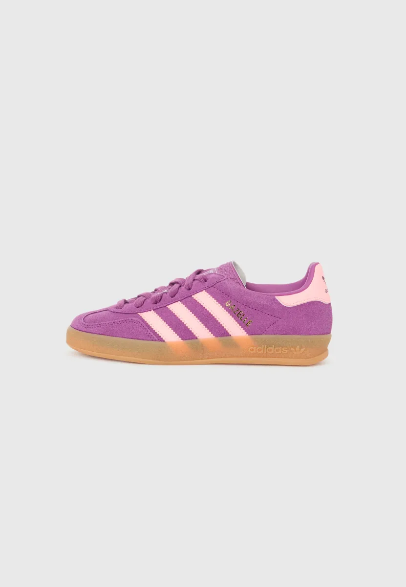 GAZELLE UNISEX - Sneaker low - rich mauve/glow pink/white