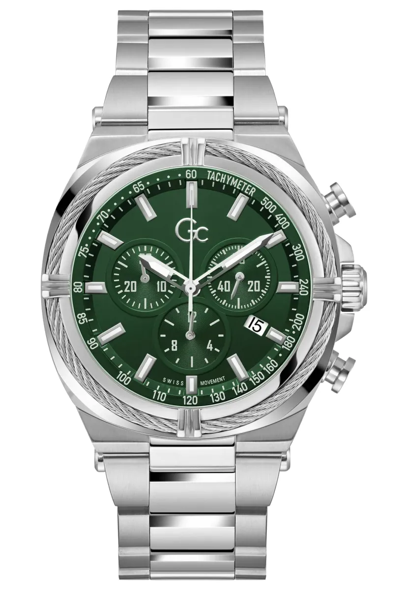 Gc IronClass Chrono - Chronograph - silver-coloured