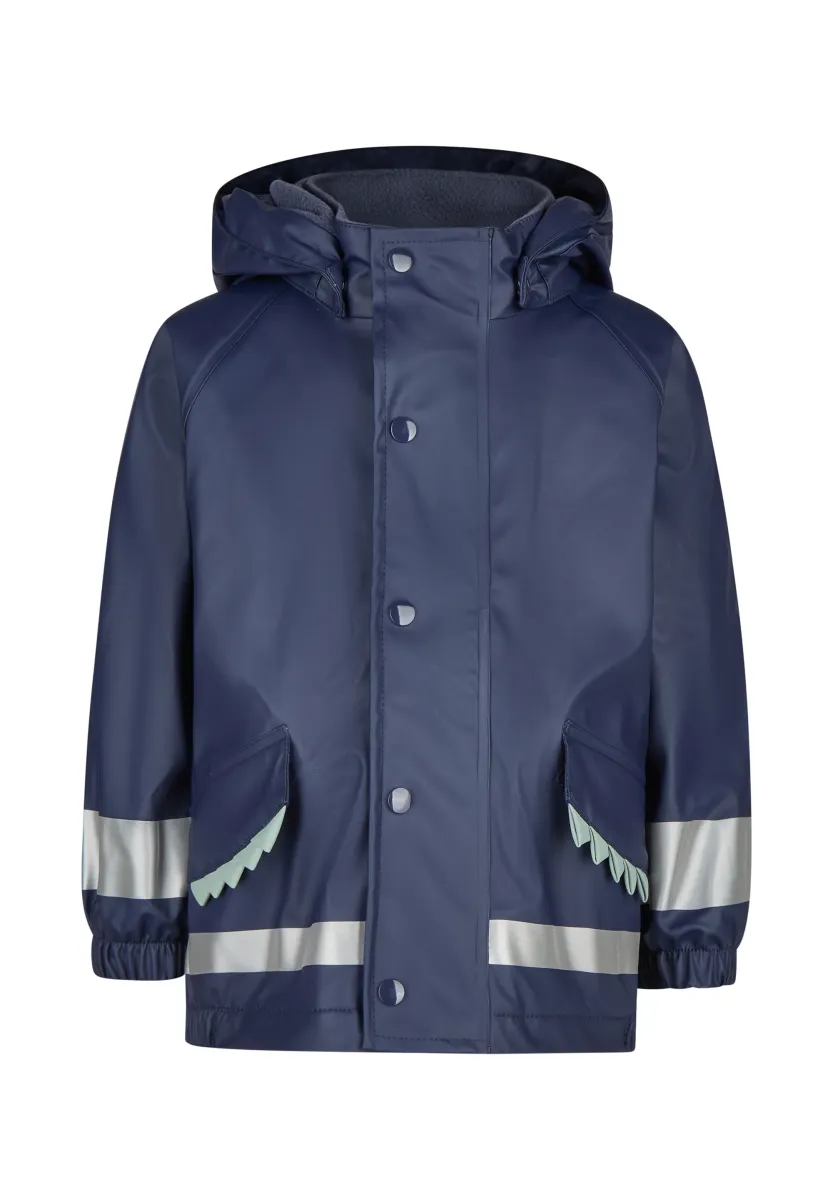 GEFÜTTERT ZACKEN - Regenjacke / wasserabweisende Jacke - marine