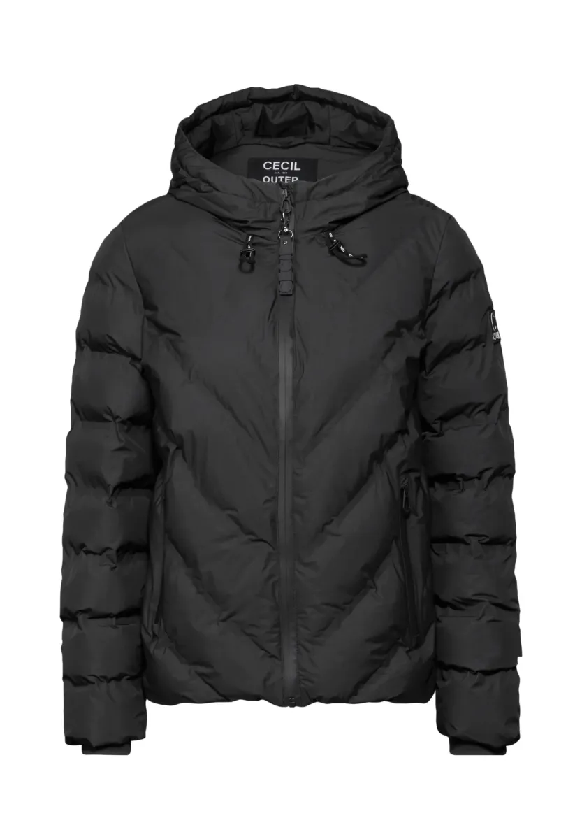 GEFÜTTERTE - Winterjacke - schwarz
