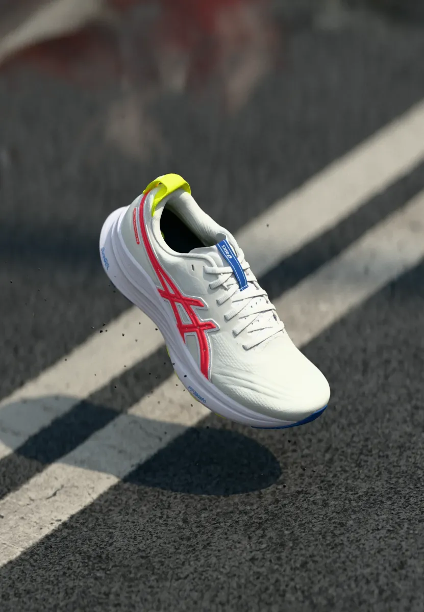 GEL KAYANO 32 ATC - Laufschuh Straße - white/flash coral