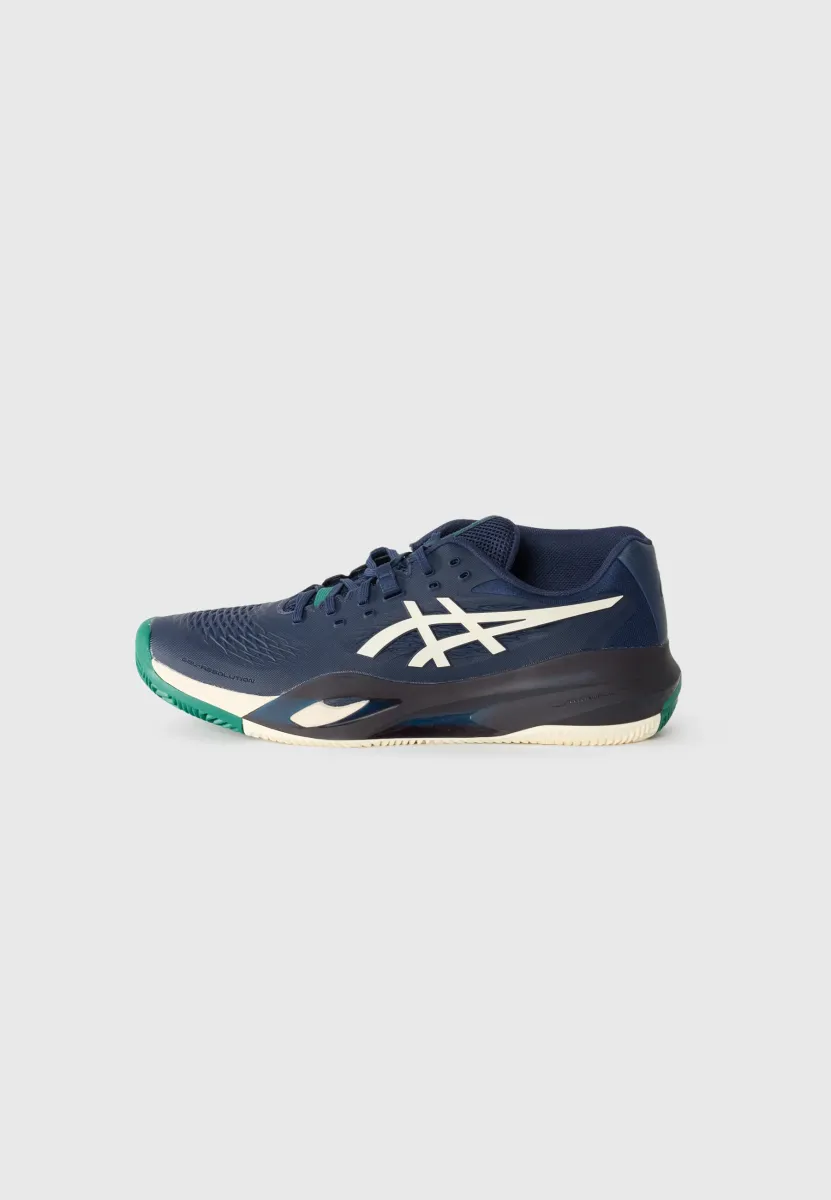 GEL RESOLUTION X CLAY - Tennisschuh für Sandplätze - midnight/cream