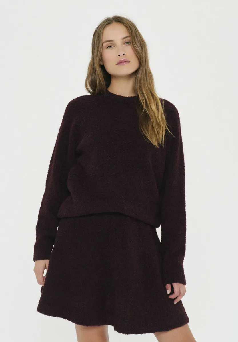 GELASZ BOUCLE RAGLAN - Strickpullover - winetasting