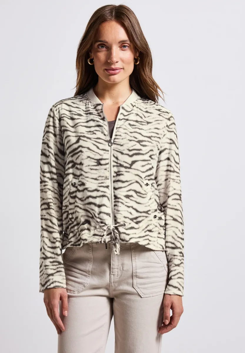 GEMUSTERTER - Leichte Jacke - braun