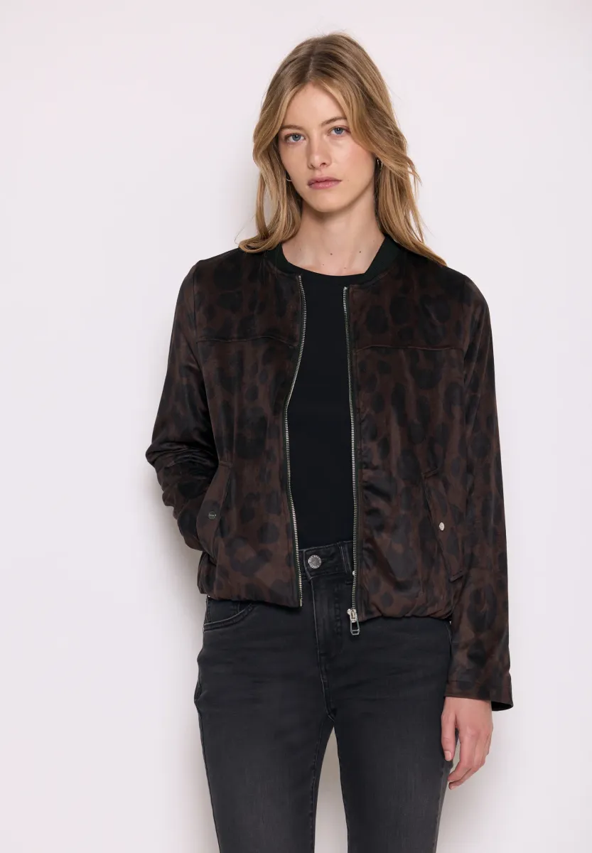 GEMUSTERTER ON - Bomberjacke - braun