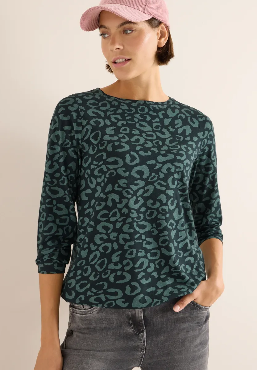 GEMUSTERTES - Langarmshirt - grün