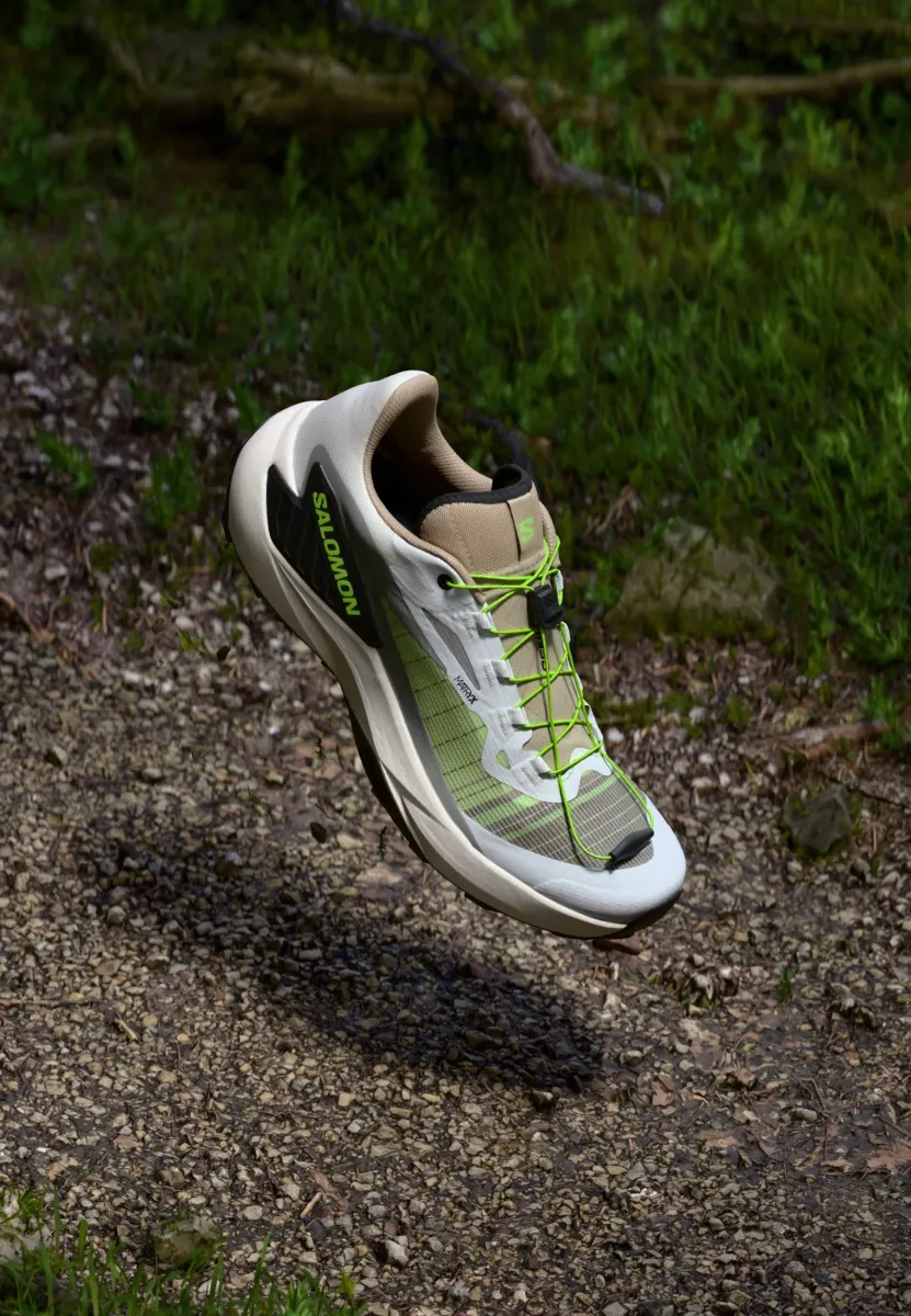 GENESIS - Laufschuh Trail - white/oxford tan/green gecko