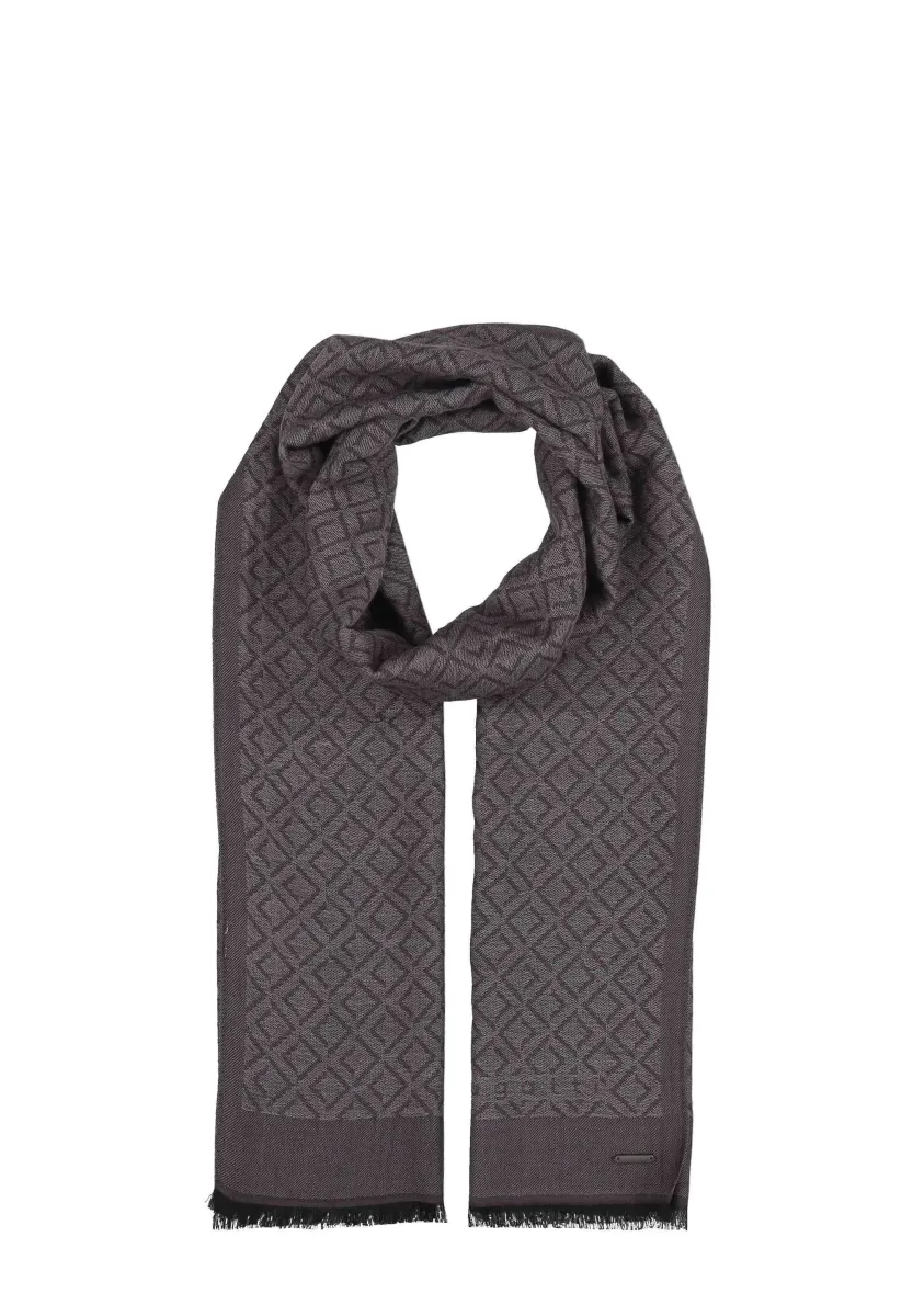 GEOMETRIC DESIGN - Schal - light grey