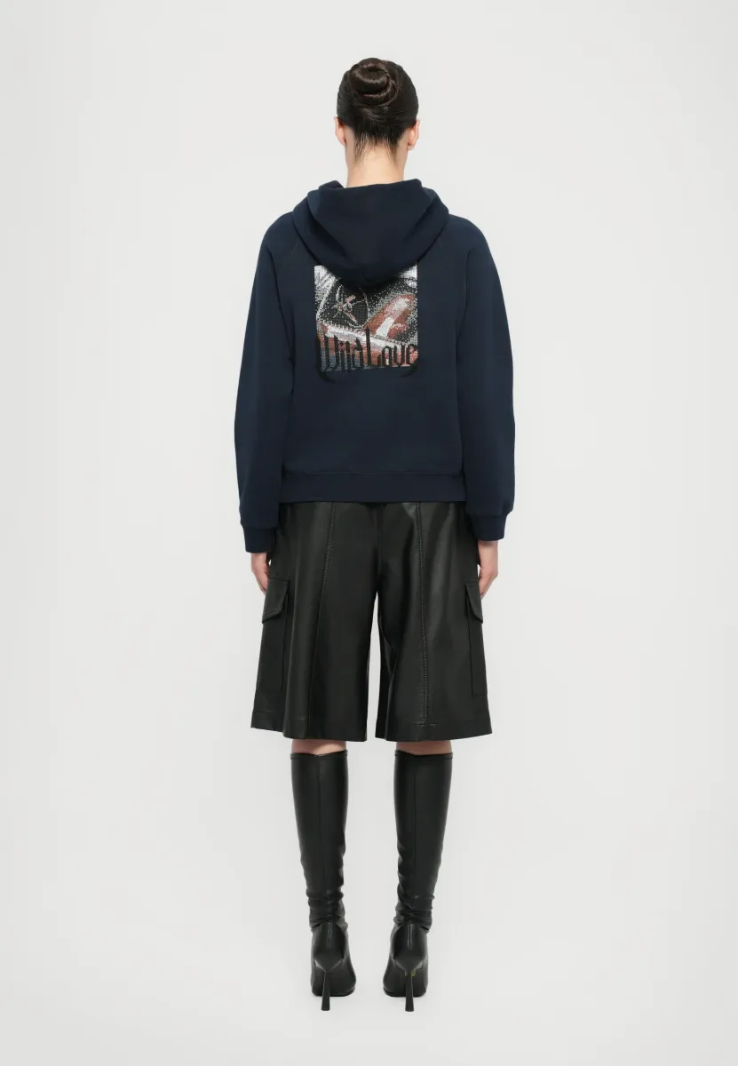 GEORGY PHOTO RIDE STRASS - Sweatshirt - encre