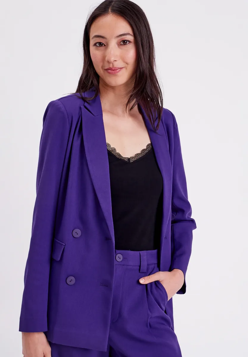 GERADE GESCHNITTENE ESPRIT - Blazer - violet