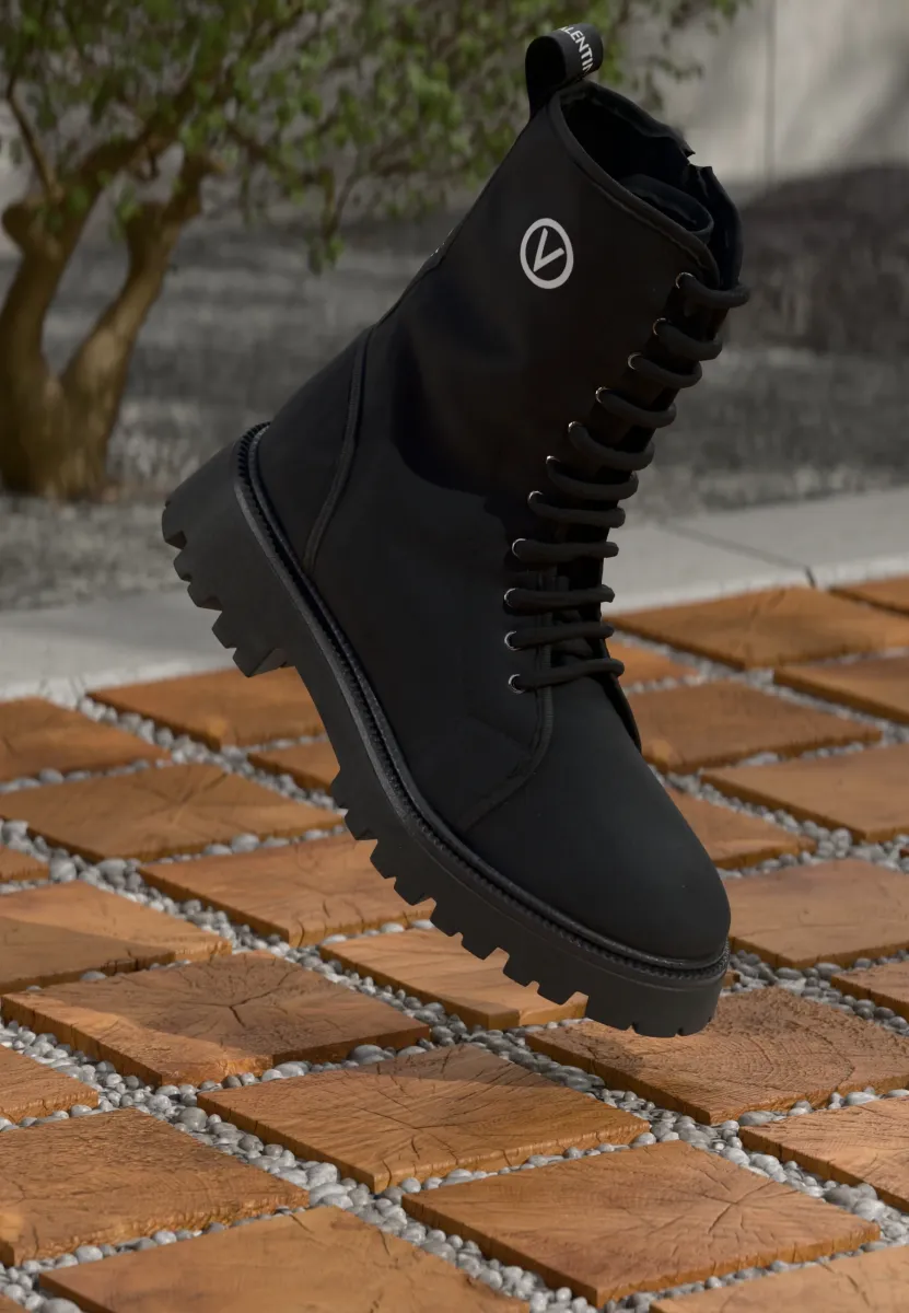 GEYSER - Schnürstiefelette - black