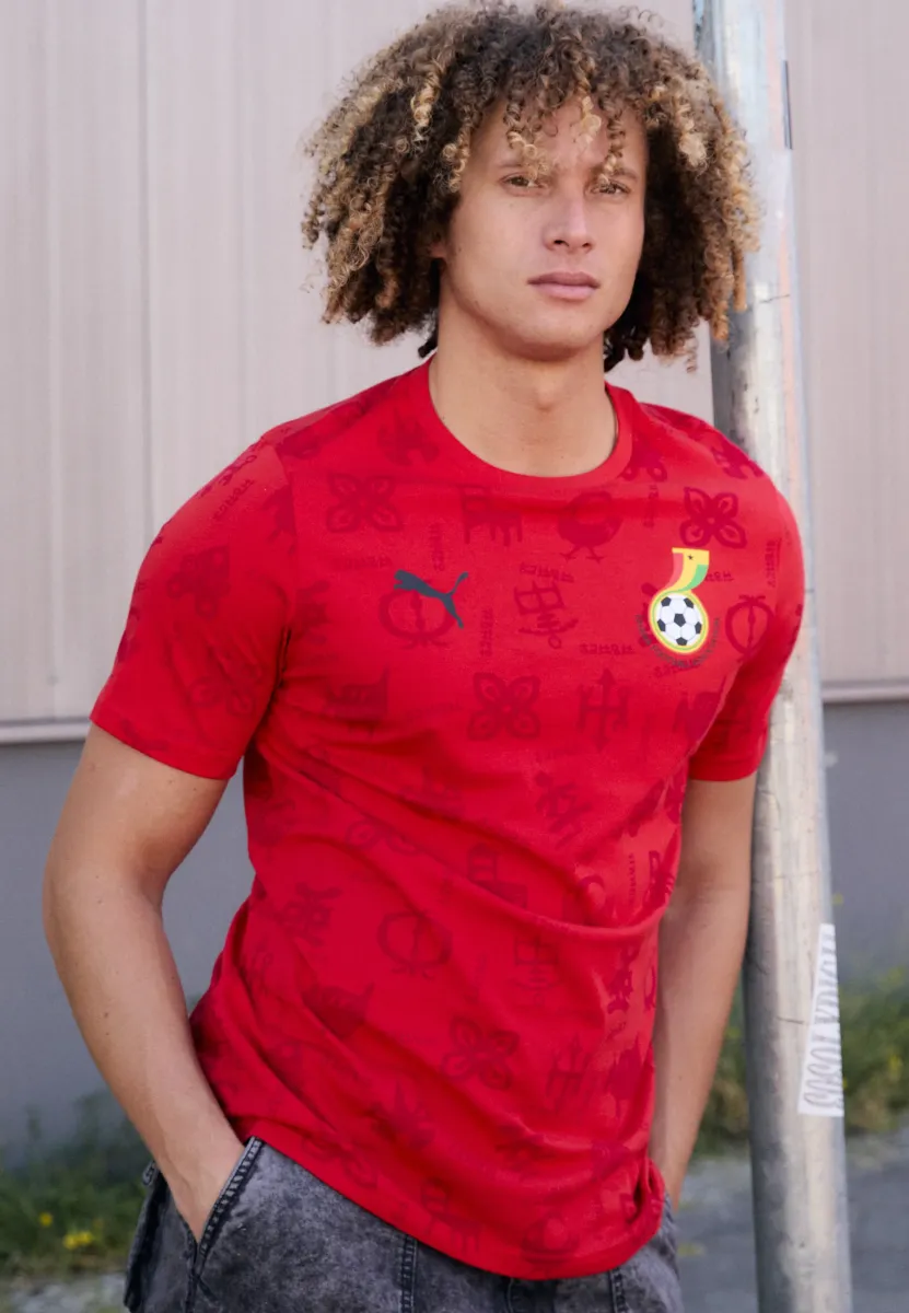 GFA FTBLCULTURE TEE - T-Shirt print - red
