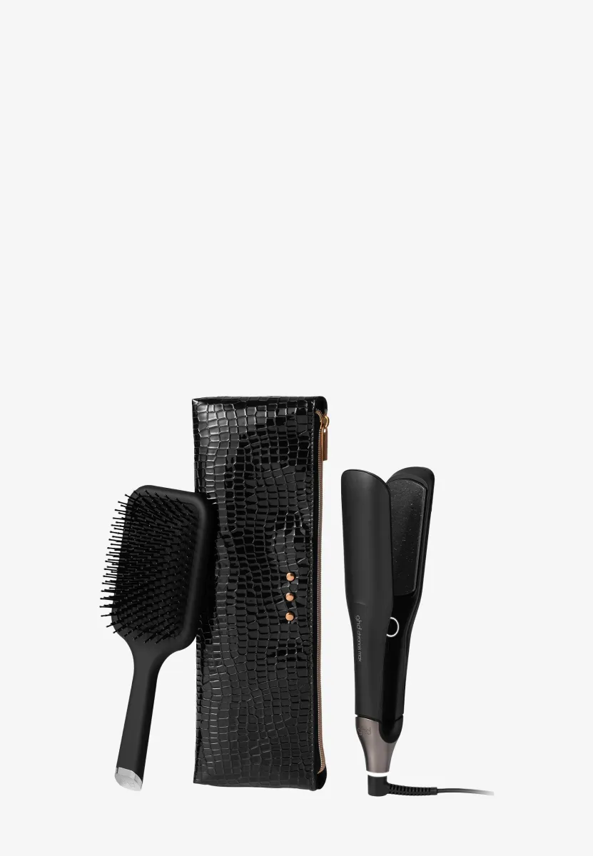 GHD CHRONOS MAX GESCHENKSET - STYLER MIT BREITEN PLATTEN - Haar Styling Zubehör - schwarz