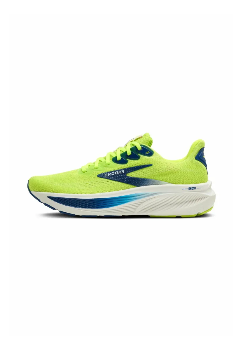GHOST  17 - Laufschuh Straße - acid lime navy white