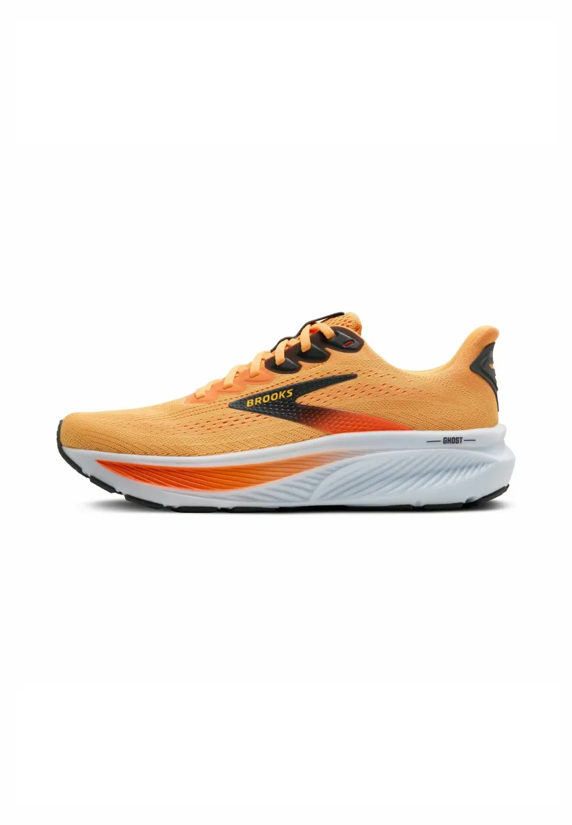 GHOST  17 - Laufschuh Straße - blazing orange yellow ebony