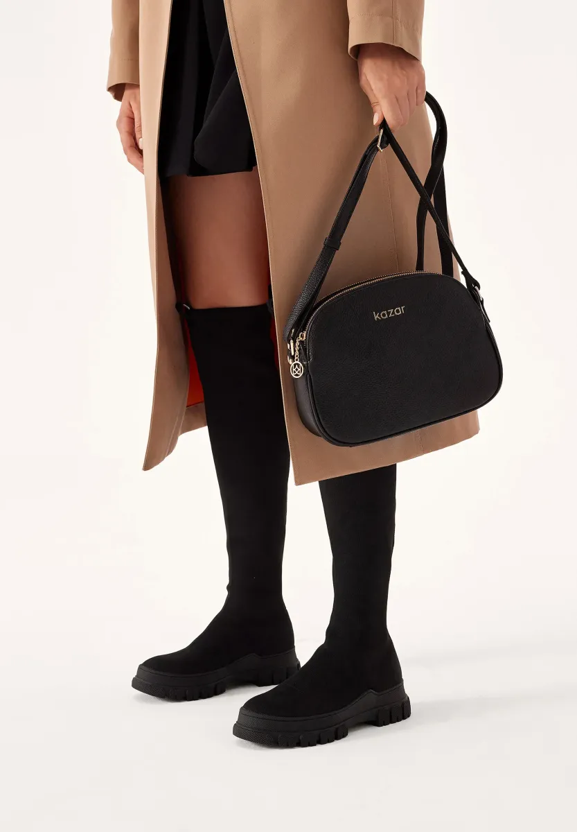 GILLIAN - Plateaustiefel - black