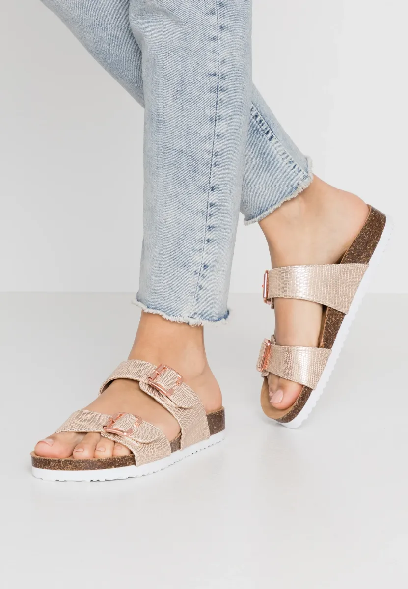 GILO - Pantolette flach - rose gold