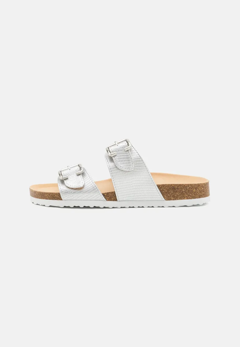 GILO - Pantolette flach - silver