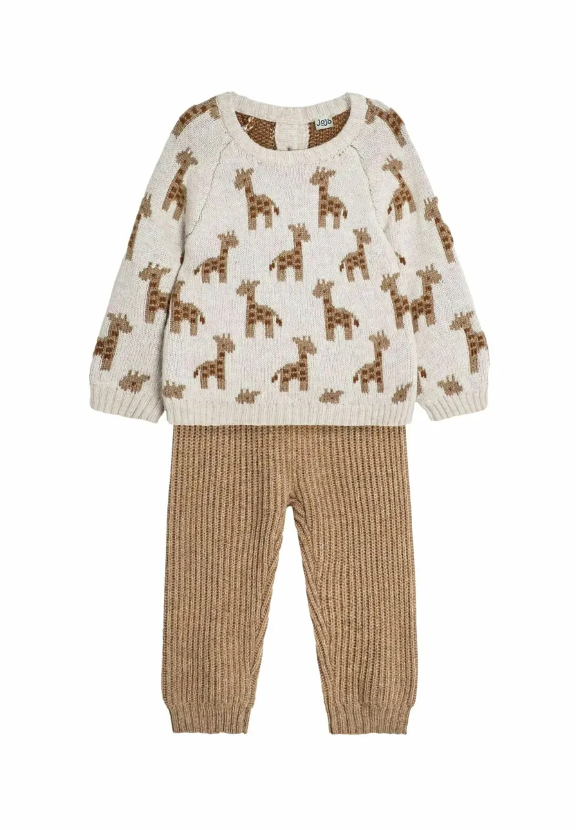 GIRAFFE SET - REGULAR FIT - Jogginghose - natural