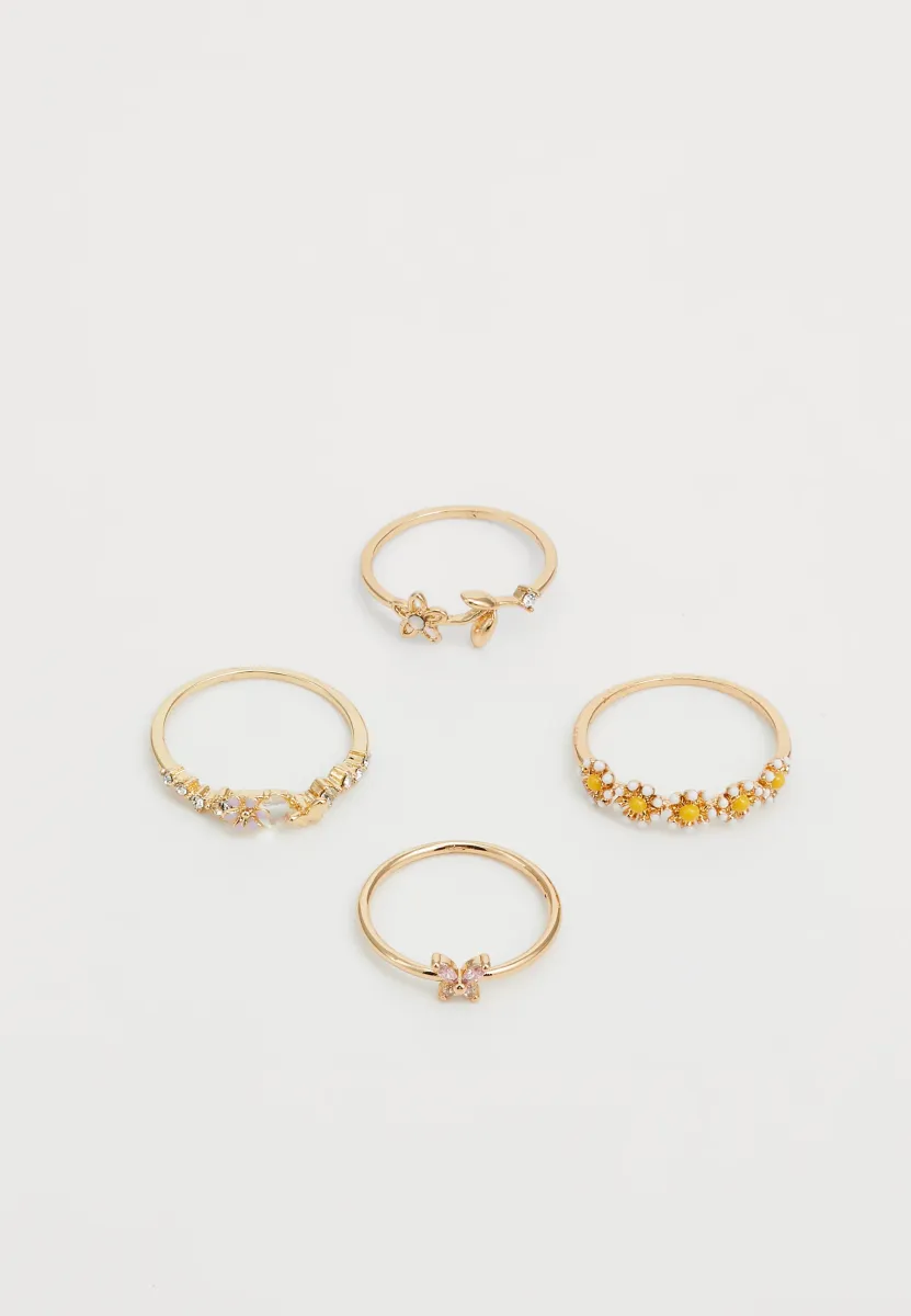 GIRLIES 4 PACK - Ring - pastel multi