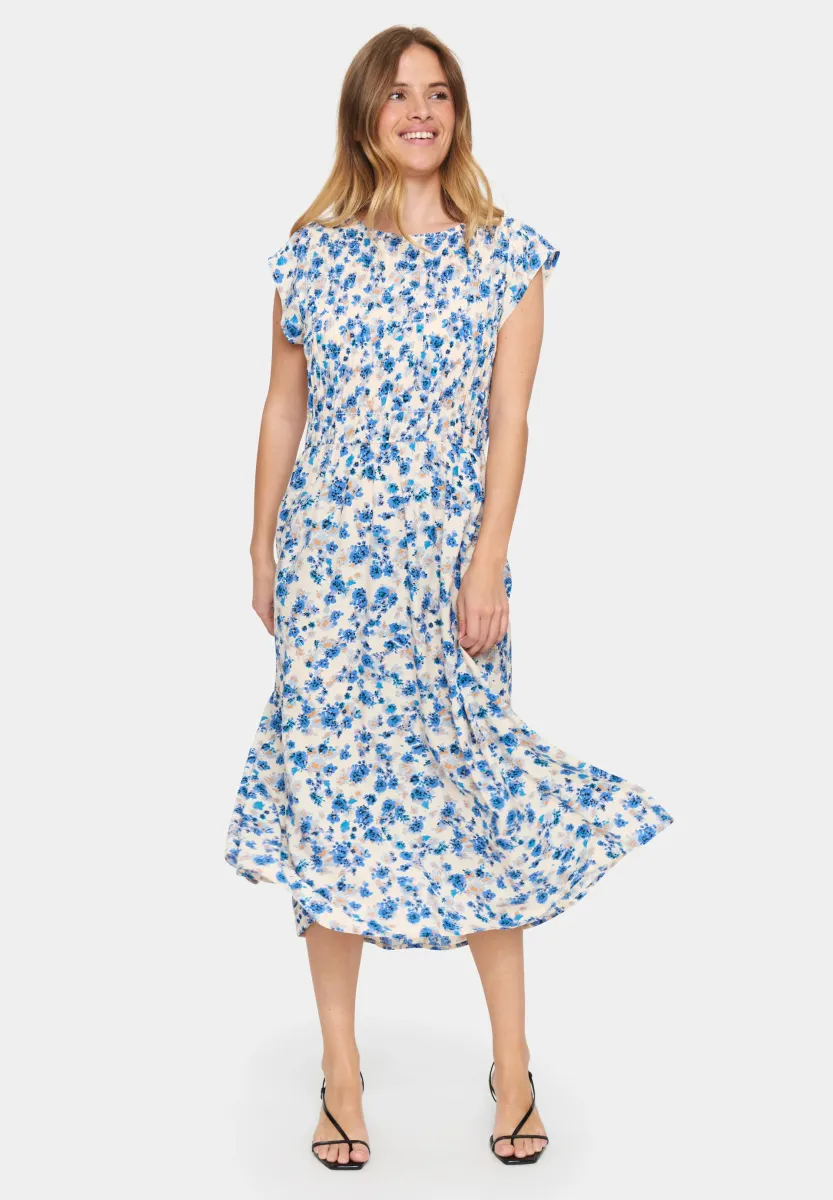 GISLASZ MAXI - Freizeitkleid - creme double flower