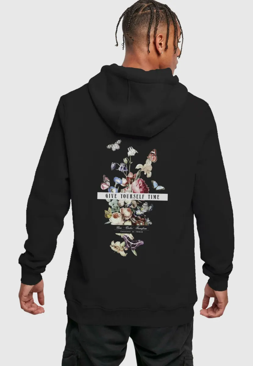 GIVE YOURSELF TIME - Kapuzenpullover - black