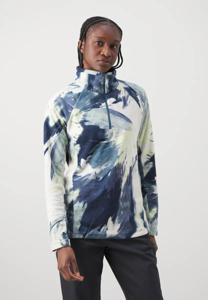 GLACIAL™ PRINT 1/2 ZIP - Fleecepullover - everblue snowflight