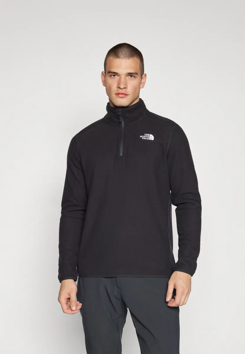GLACIER 1/4 ZIP - Fleecepullover - black